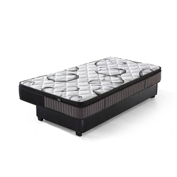 Foret Bed Mattress 9 Zone Euro Top Bedding Foam Super Firm 24cm Single King Single Double Queen King Size