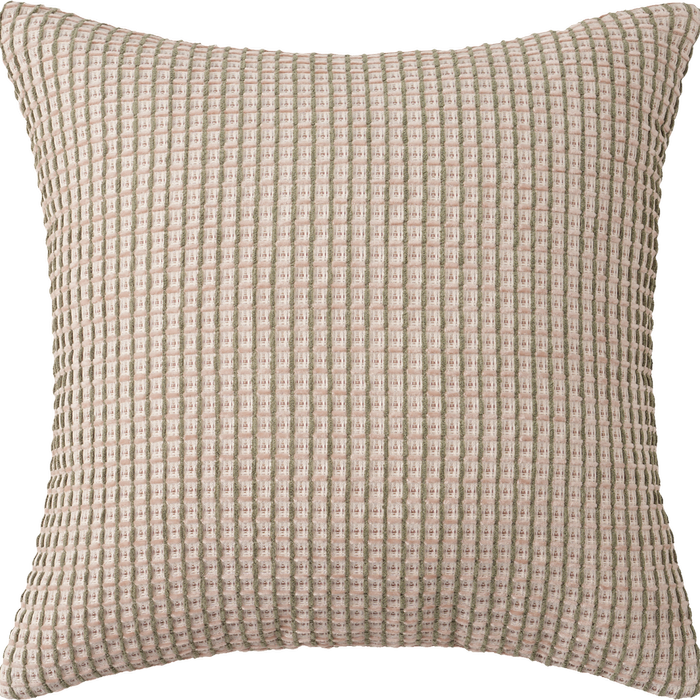 Astin Sinclair 45cm x 45cm Pink/Green Micro Grid Cushion