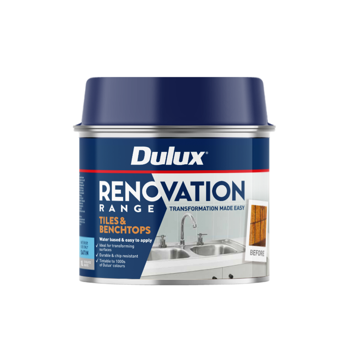 Dulux 1L White Satin Renovation Range Tiles And Benchtops