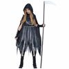 Reaper Girl Grim Death Ghost Horror Ghoul Halloween Book Week Girls Costume S