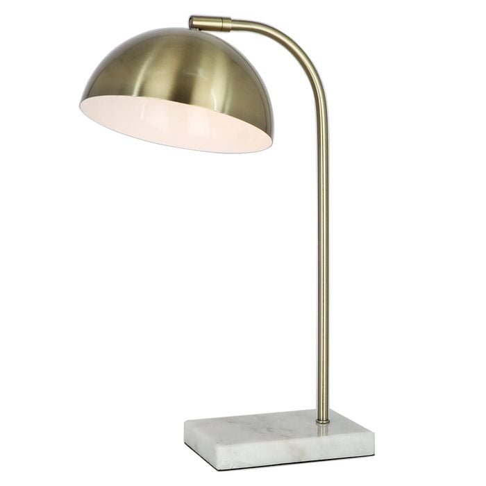 Loomy Table Lamp Brass & Marble