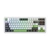 AULA F87 Wireless Tri-Mode Gasket Mechanical Keyboard Black/White/Green