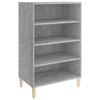 vidaXL Sideboard Concrete Grey Cabinet Storage Home Organiser