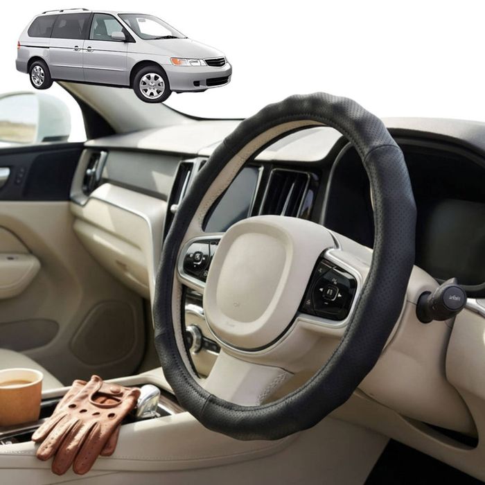 Australian Goose Steering Wheel Cover for Honda Odyssey 2004 - 2008 Circle Black