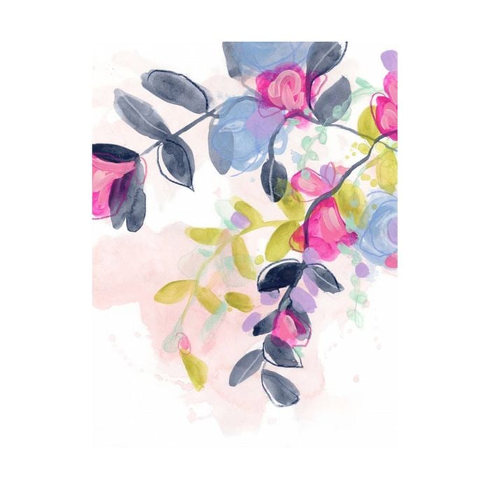 Artey | Floral Blotter II - Stretched Canvas - Stretched Canvas - 120 x 160cm
