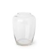 E Style 25cm Glass Brice Tall Plant/Flower Vase Tabletop Home Decor Clear