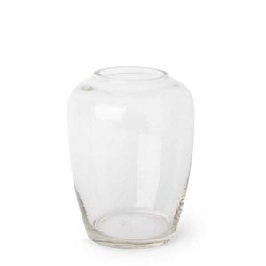 E Style 25cm Glass Brice Tall Plant/Flower Vase Tabletop Home Decor Clear
