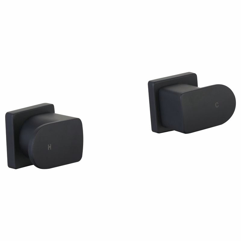 Rumba Matte Black Top Wall Assembly Set