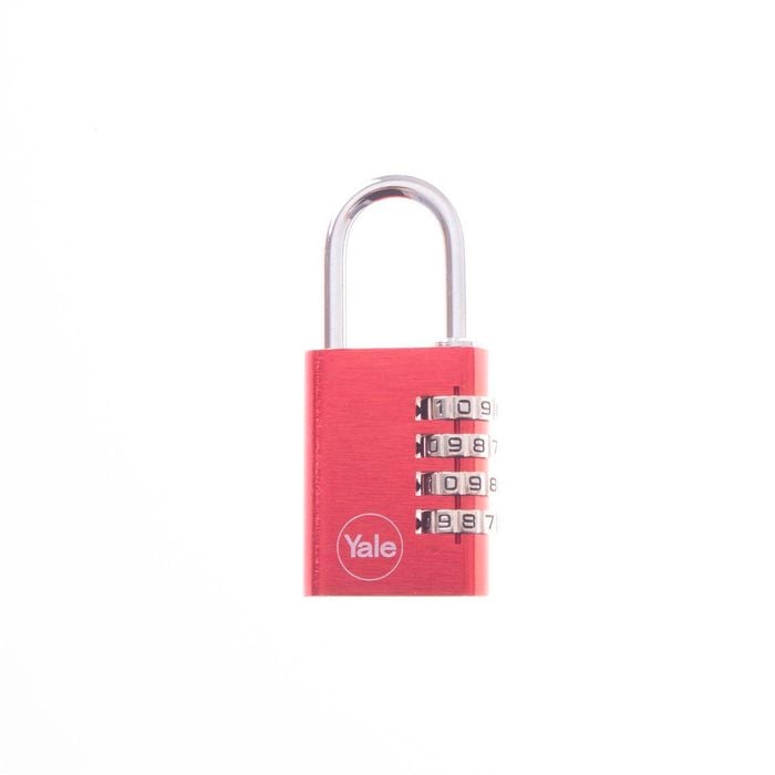 Yale 38mm Aluminium Combination Padlock