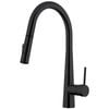 Foreno E-Steel Gooseneck Pulldown Sink Mixer Matte Black