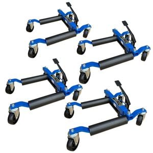 Taurus Legend Hydraulicvehicle Positioning Jack Wheel Dolly 4 Piece Set