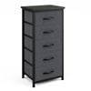Advwin Tall Dresser For Bedroom With 5 Drawers & Adjustable Feet