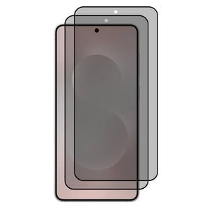 2 Pack MEZON Samsung Galaxy S25 Edge (6.7") Privacy Anti-Spy Fingerprint Unlock Tempered Glass
