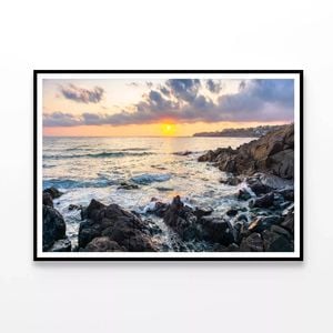 View of Coast of the Ocean  Print 100% Australian Made 90x60cm  (Poster)