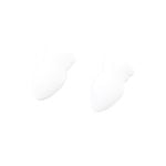 Windoware White 16mm Acorn Decorative Curtain Rod End - 2 Pack