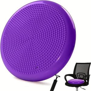 NNETM Balance Pad Yoga Massage Seat Cushion(Purple)