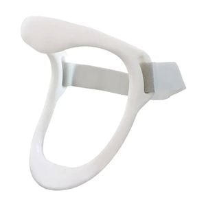 NNEOBA Adjustable Cervical Neck Brace Posture Corrector & Traction Support White