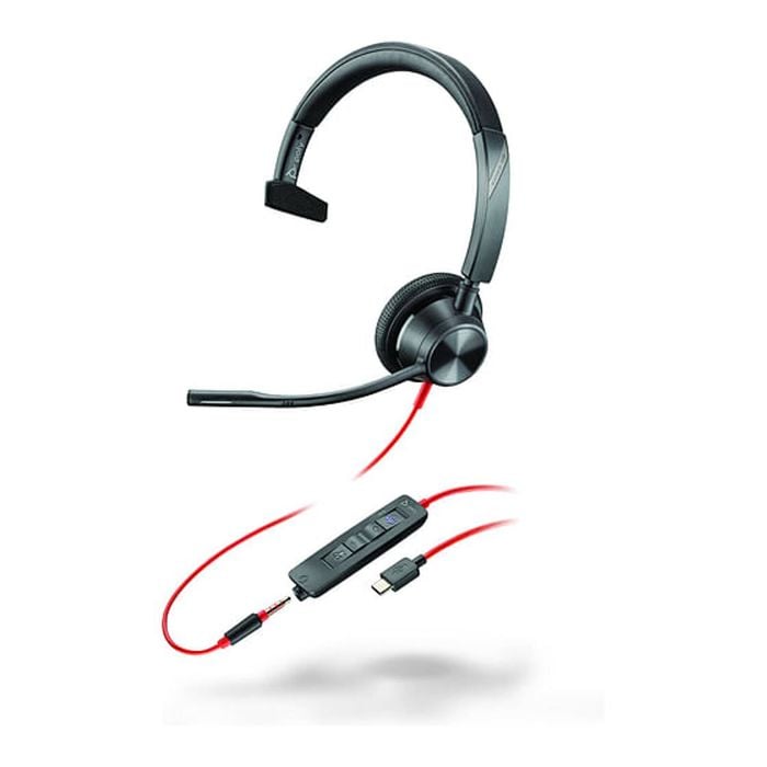 HP Poly Blackwire 3315 Microsoft Teams USB-C Headset [8X218AA]