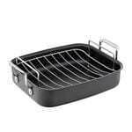 Jamie Oliver Premium Hard Anodised Roaster & Rack 26x32cm