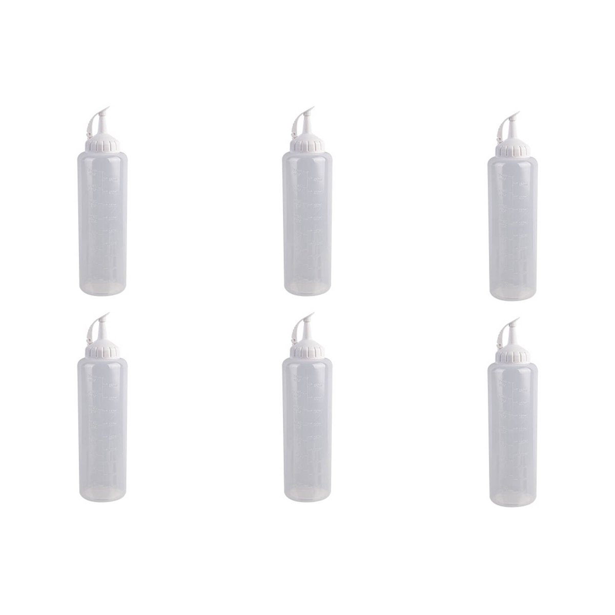 6PK Appetito Plastic Squeeze Bottle 475ml Home Kitchen Cooking ...