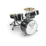 Children's 4pc Drum Kit - Black