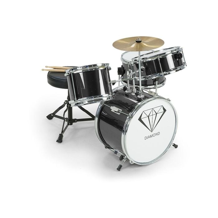 Children's 4pc Drum Kit - Black