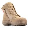 Bata Industrials Women's Sand Luna Side Zip Safety Boot - US Size 7
