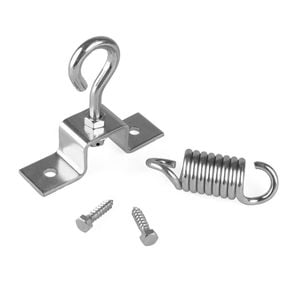 Smai Punch Bag Hook - Commercial Swivel And Spring Mount - Black