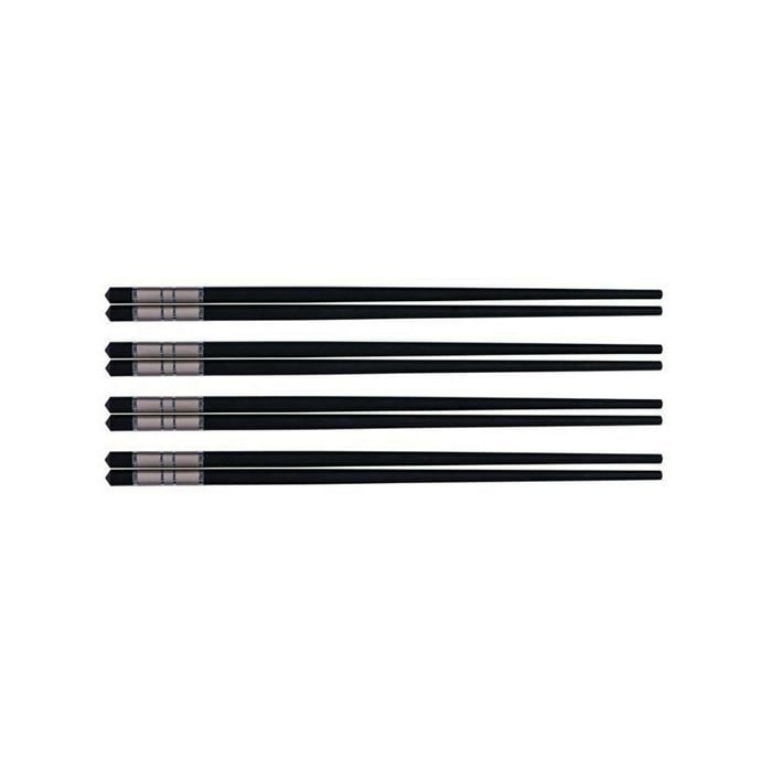 Avanti Traditional Chopsticks 4 Pairs - Silver