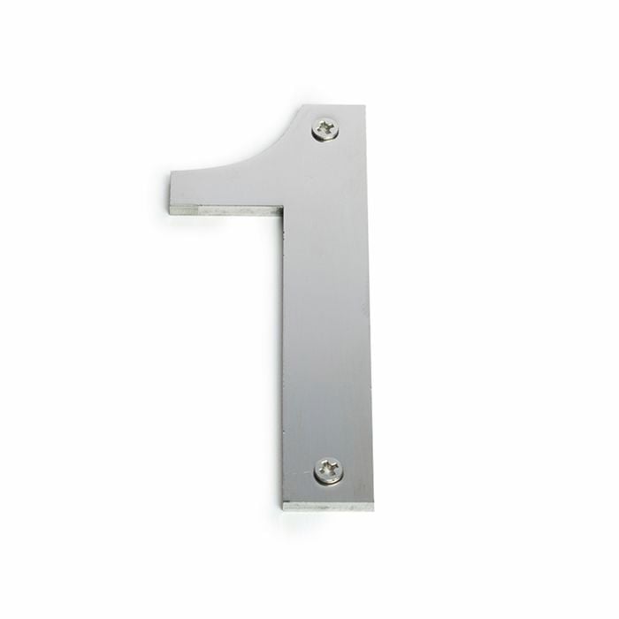 Sandleford 100mm Stainless Steel House Number 1