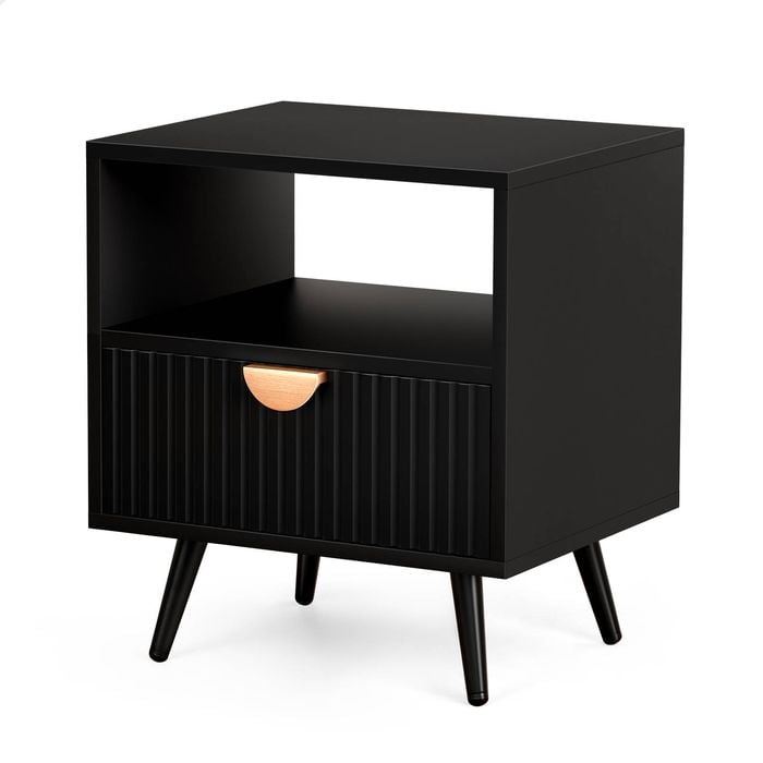 ALFORDSON Bedside Table Black