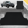 Outback GT 6D Pro Ute Tub Mat for Jeep Gladiator JT 2020-Current (With Spray On Liner or No Liner)Easy Clean  - Black