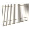 ProtectorAl 1201 - 2399 x 1500mm Paperbark Aluminium Batten Pool Fence Panel with Mid Rail