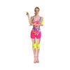 More Than Party Adult 80s Workout Costume Colourful Retro Design XS/S