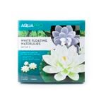 AQUAPRO White Pond Accessory Floating Water Lilies - 3 Pack
