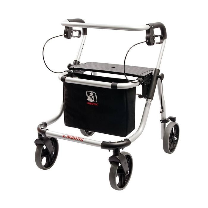 Euro Rollator Walker - Lightweight & Adjustable Mobility Aid with Large Wheels - Small