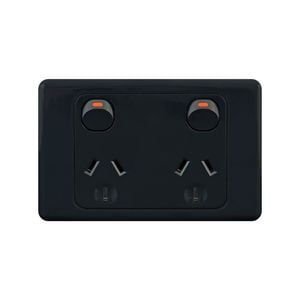 DETA Black Double Power Point - Black