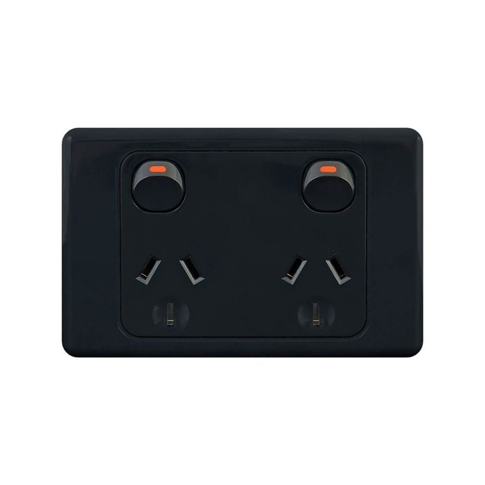 DETA Black Double Power Point - Black