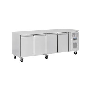 Polar U-series 4 Door Counter Fridge 449ltr - Under Bench Fridges (g379-a)