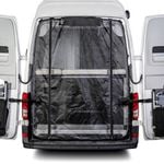 VanShower Volkswagen Crafter Mosquito Fine Mesh Net for Rear Gullwing Doors