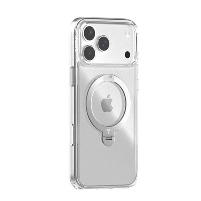 Torras Ostand Spin CMF for iPhone 17 Pro - Clear