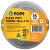 Pope 16mm x 5m Clear Vinyl Tubing