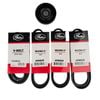Drive Belt Set & Pulley Kit for Hyundai Accent Getz G4EC G4ED G4EE Excel G4FK
