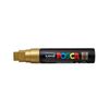 Uni Posca Broad Chisel Tip Marker 15mm (Gold)