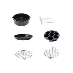 11 Pack Air Fryer Accessories with Recipes Cookbook