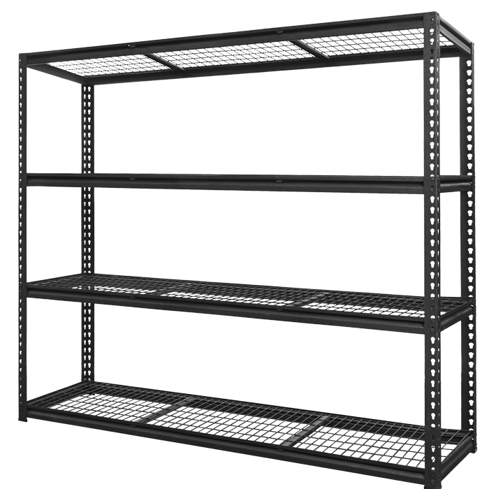 Pinnacle 2090 x 1820 x 540mm 4 Tier Black Shelving Unit