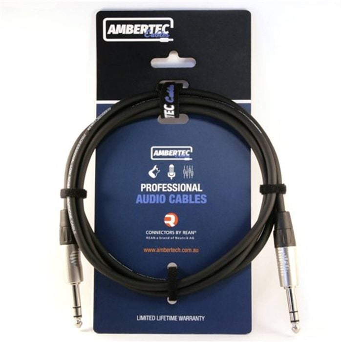 6.35mm Rean Trs Cable, 1.5m