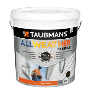 Taubmans 15L Dark Low Sheen All Weather Exterior Paint