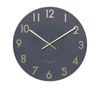 One Six Eight London Jones Silent Wall Clock 40cm Charcoal Grey