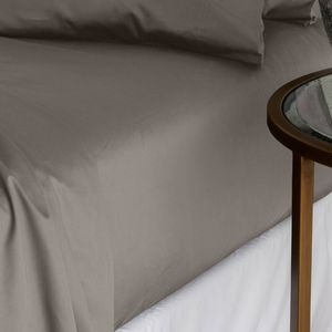 Bedding Co. Fitted Sheet 1200TC Egyptian Cotton Simply Taupe King Single